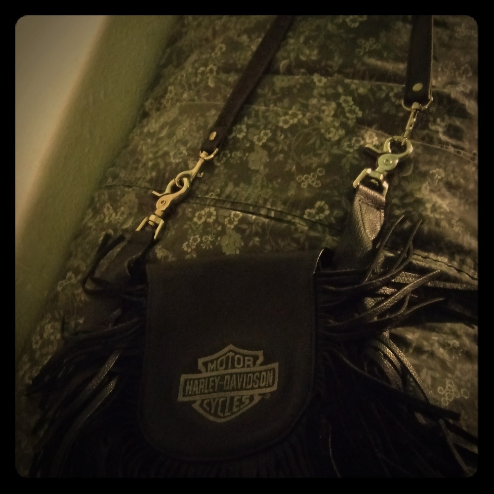 Harley davidson tassle purse